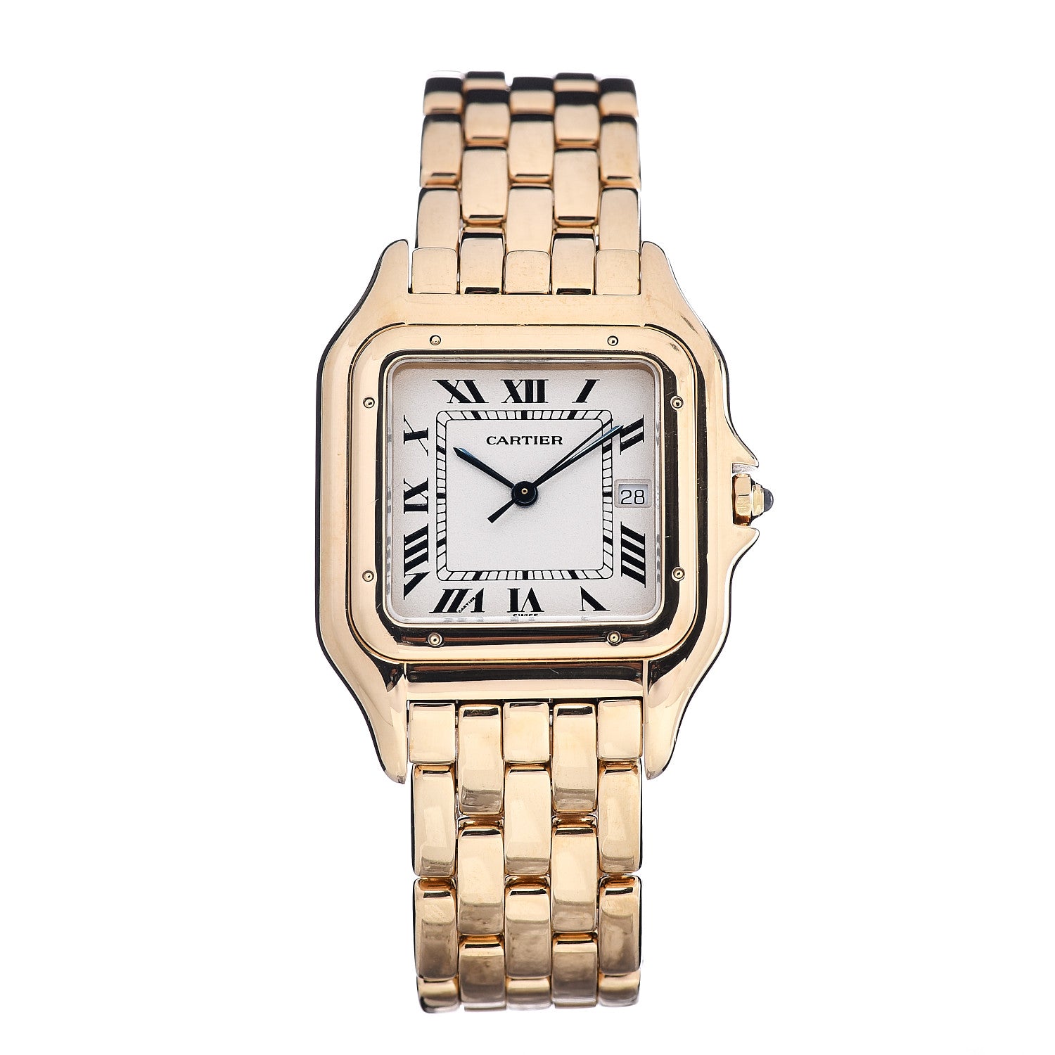 Cartier 18K Yellow Gold 29mm Panthere Quartz Watch 1 of 7
