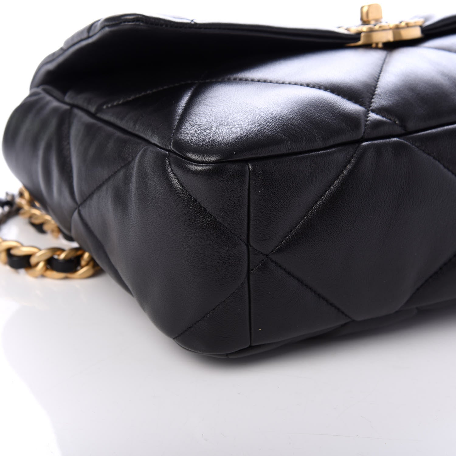 Chanel Lambskin Quilted Large Chanel 19 Flap Black 8 of 11