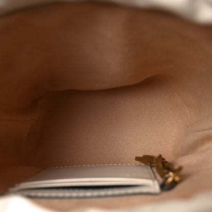 Gucci Calfskin Matelasse Mini GG Marmont 2.0 Bucket Bag White 4 of 9