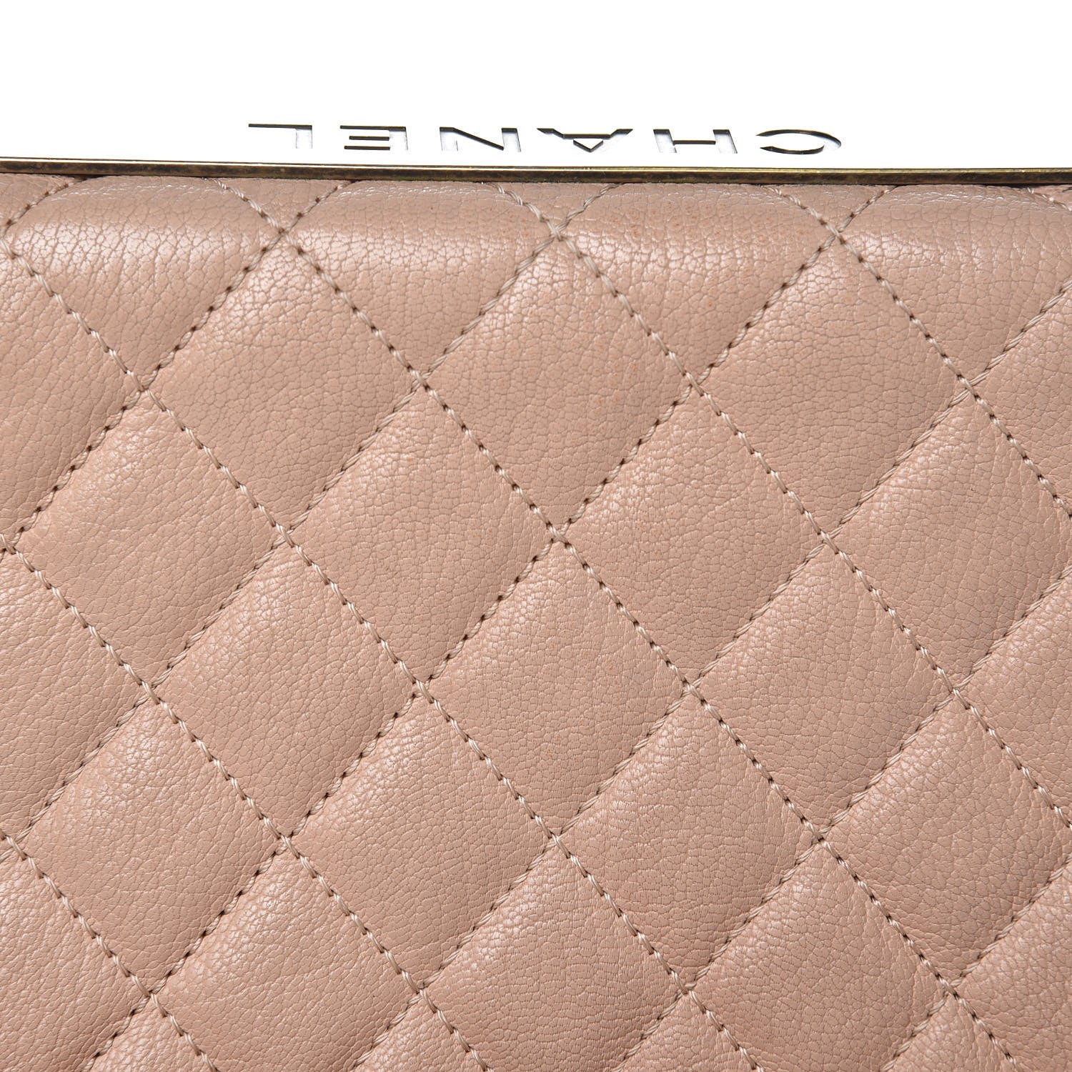 Chanel Goatskin Quilted Rita Flap Beige 12 of 14