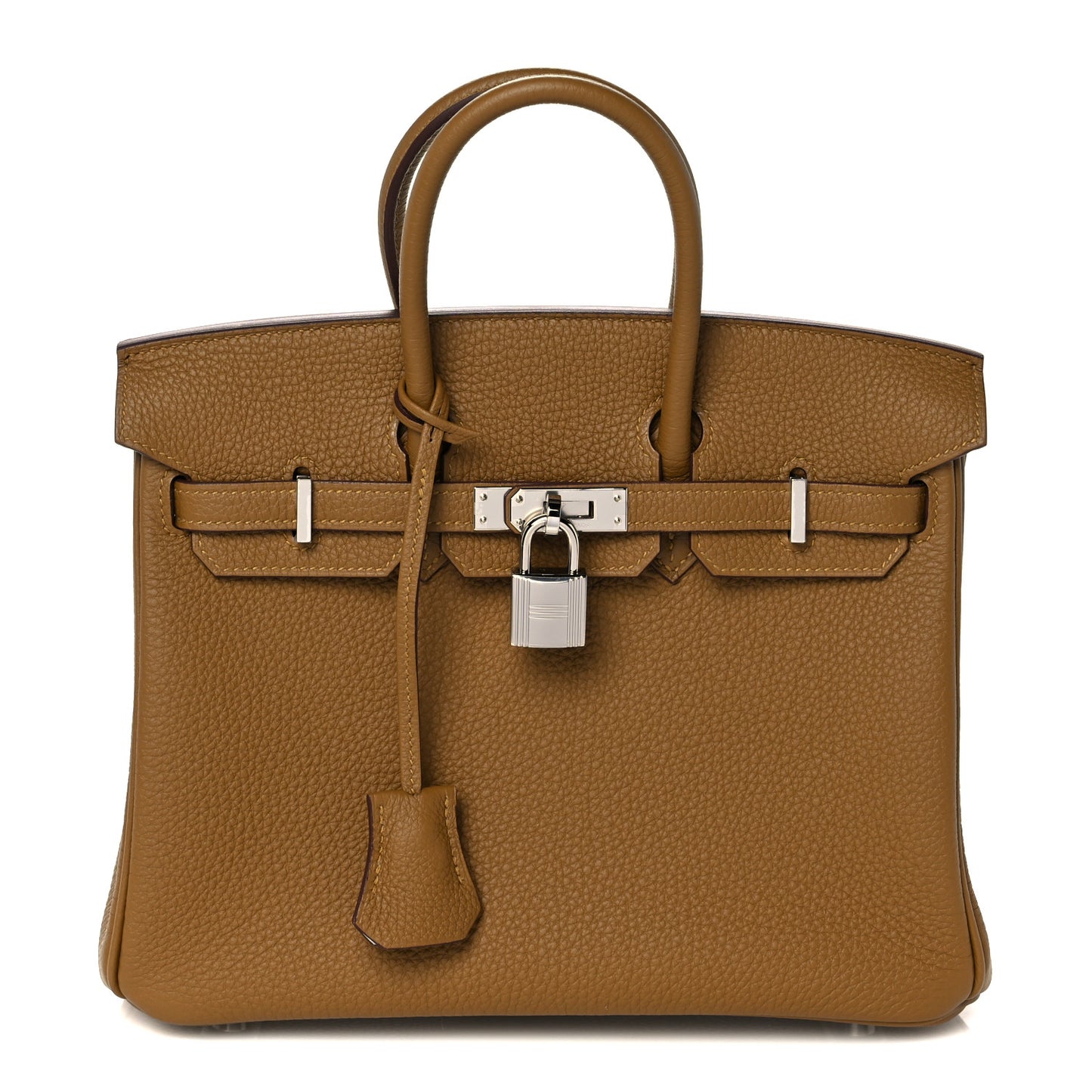 Togo Verso Birkin 25 Bronze Dore Bleu Brume