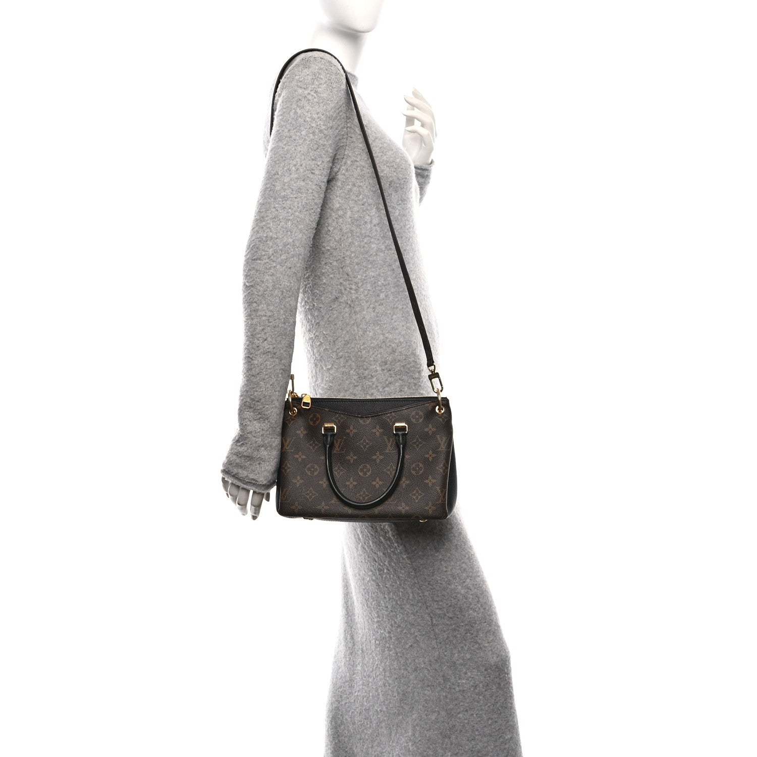 Louis Vuitton Monogram Pallas Full BB Black 2 of 11