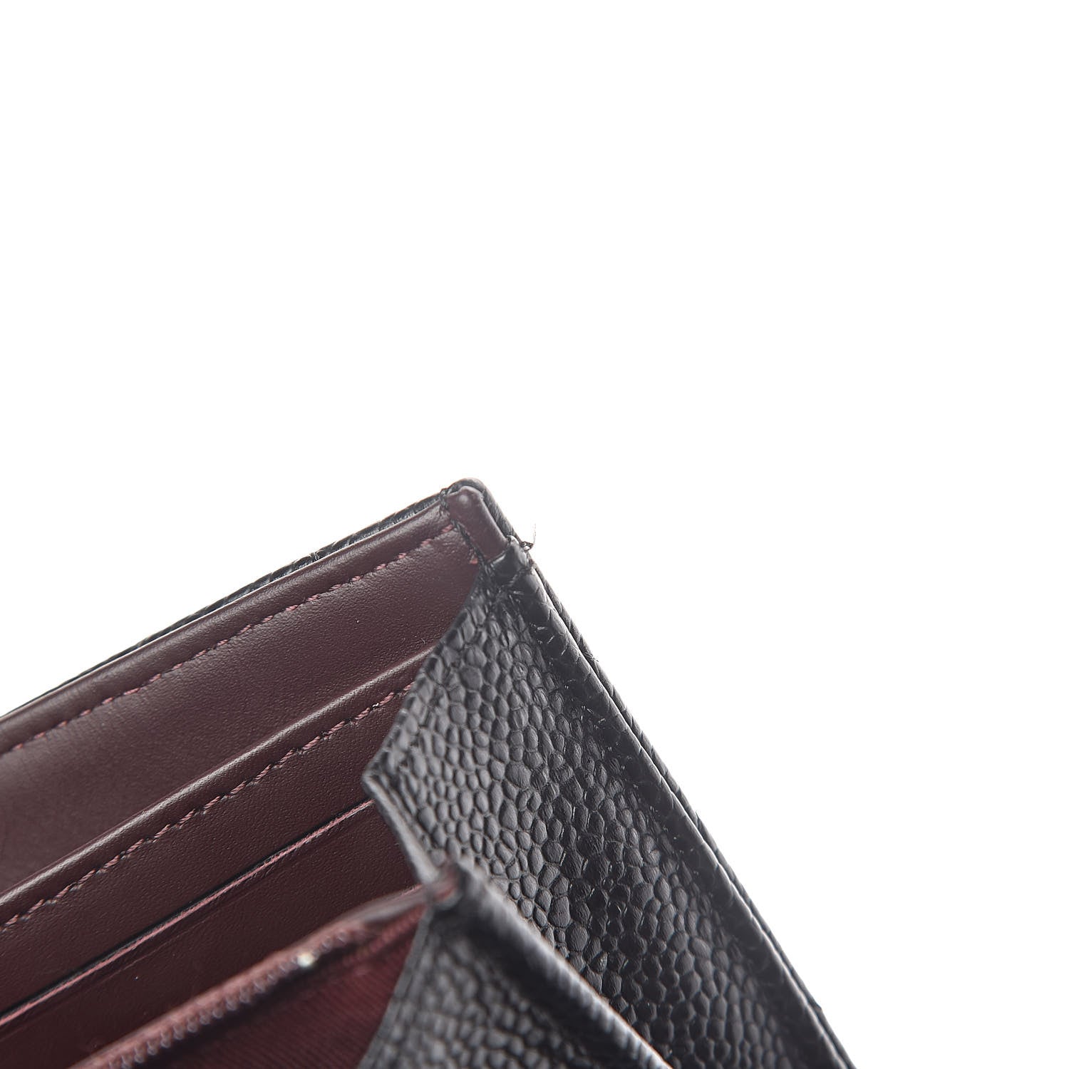 Chanel Caviar Quilted Large Gusset Flap Wallet Black 9 of 12