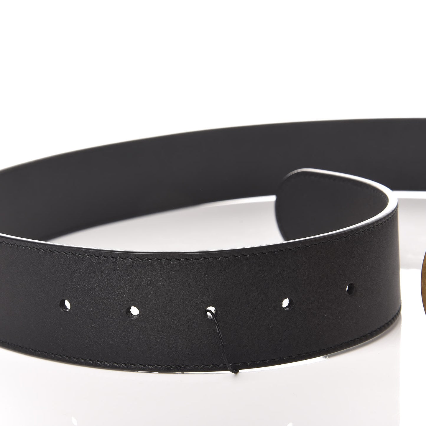 Calfskin Double G 40mm Belt 85 34 Black