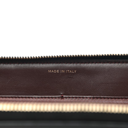 Chanel Lambskin Quilted Large Zip Around Organizer Wallet Black 7 of 8