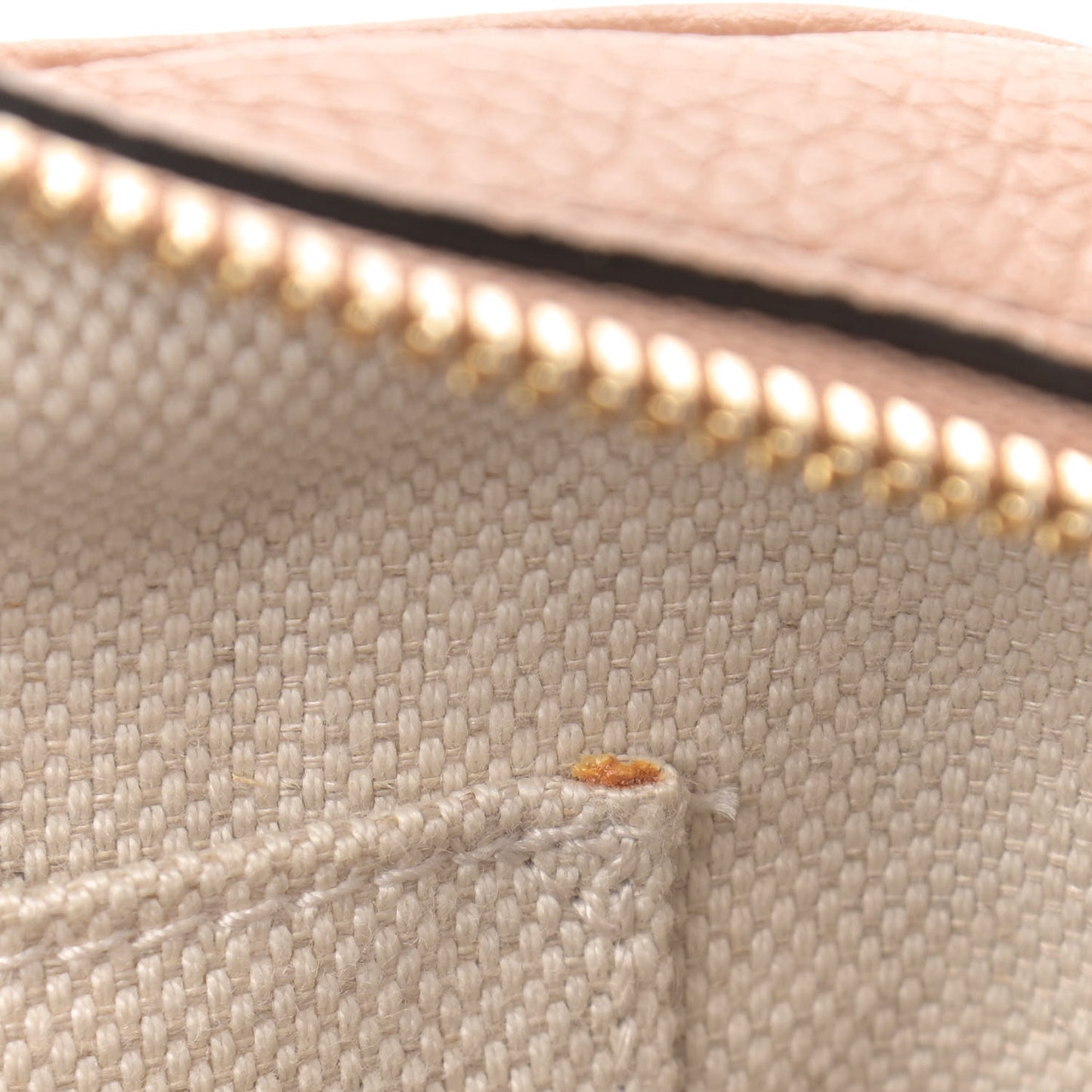 Pebbled Calfskin Small Soho Disco Bag Camelia