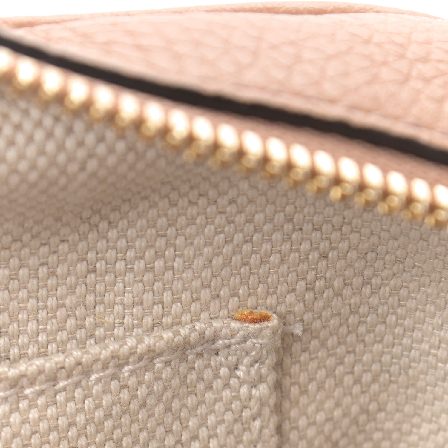 Gucci Pebbled Calfskin Small Soho Disco Bag Camelia 8 of 11