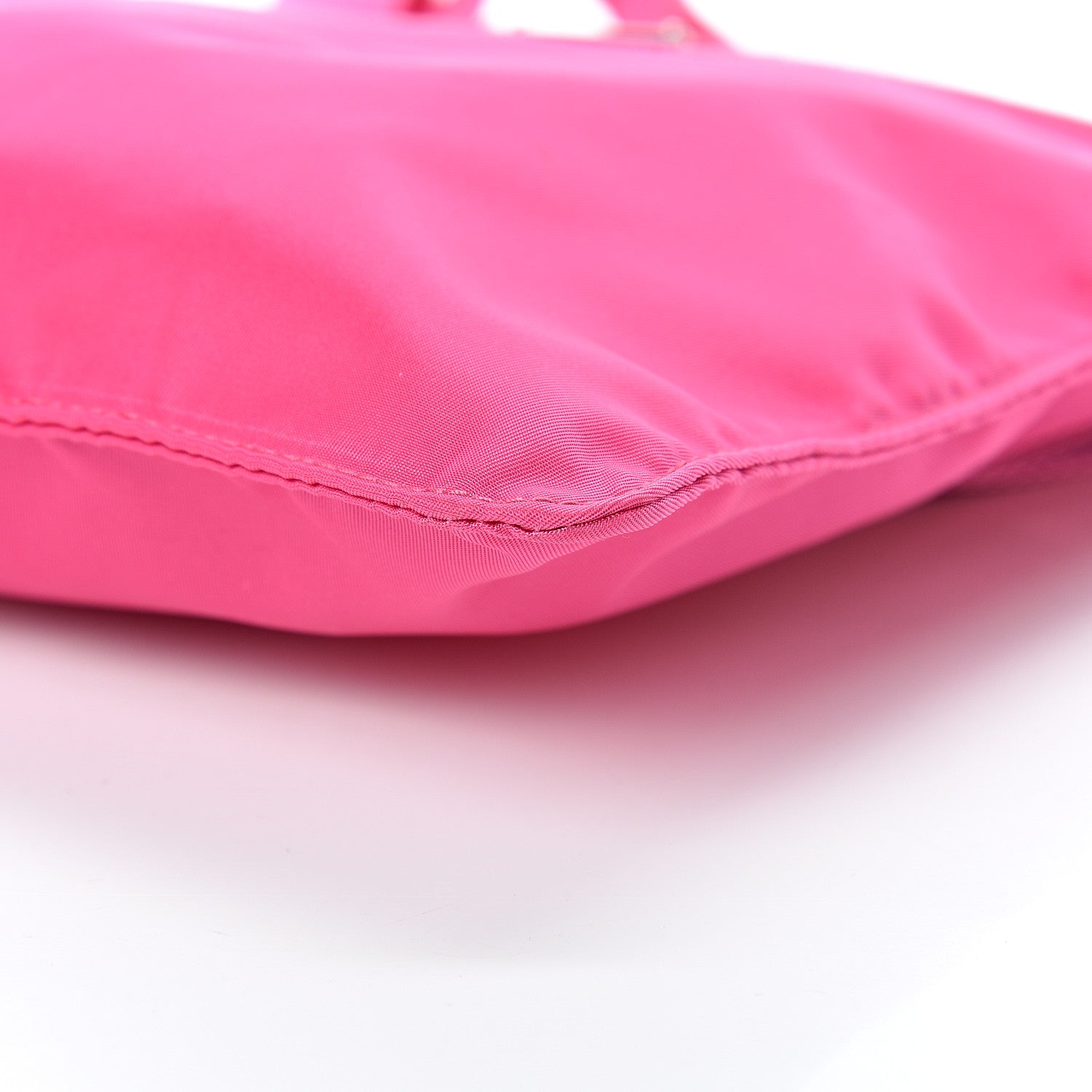 Prada Nylon Vela Flat Messenger Bag Fuxia 9 of 9