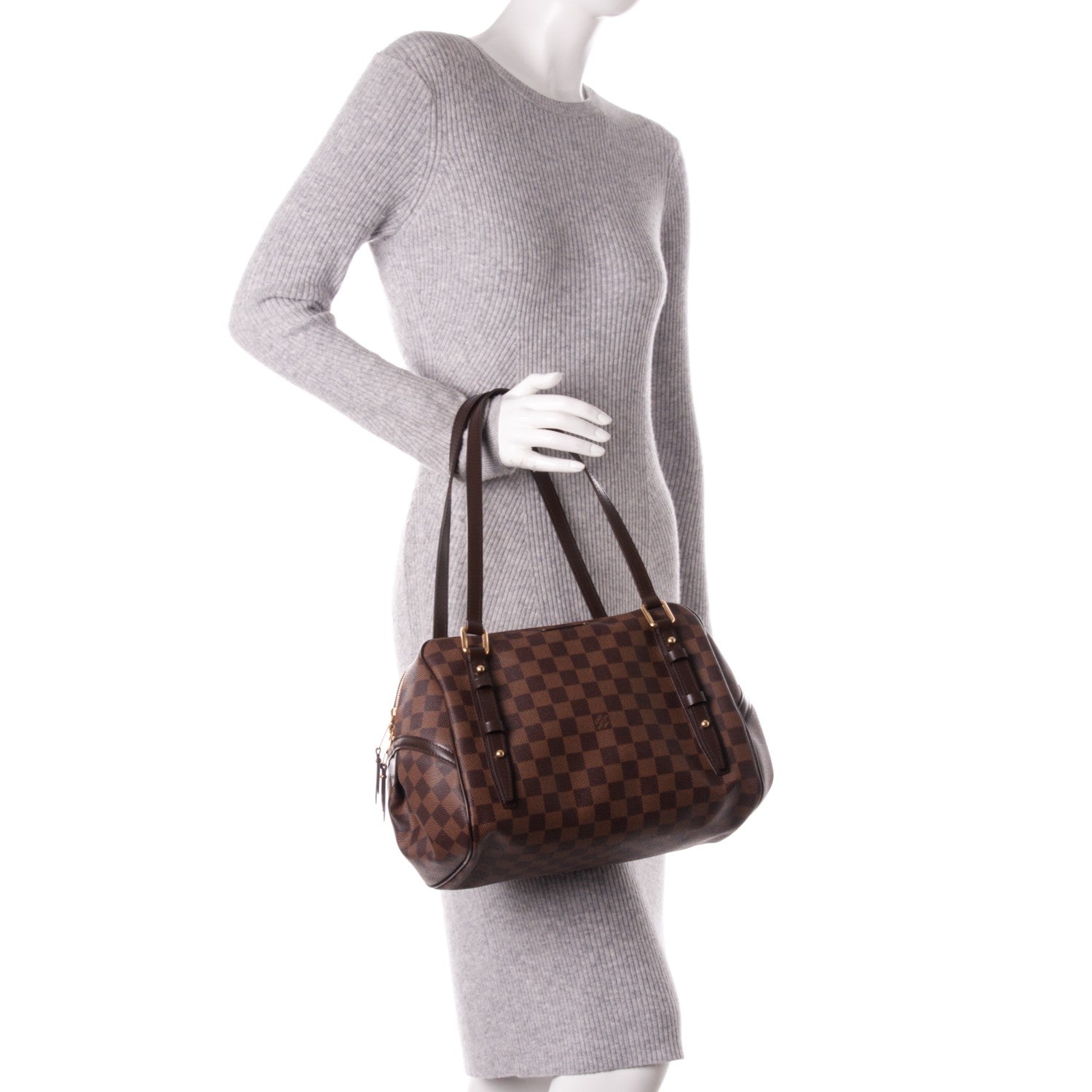 Louis Vuitton Damier Ebene Rivington GM 2 of 6