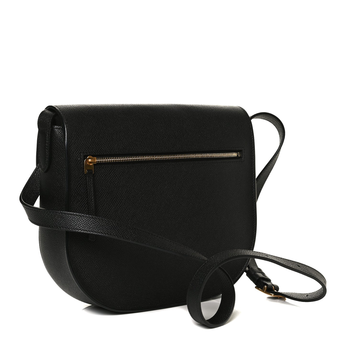 Grained Calfskin Medium Trotteur Black