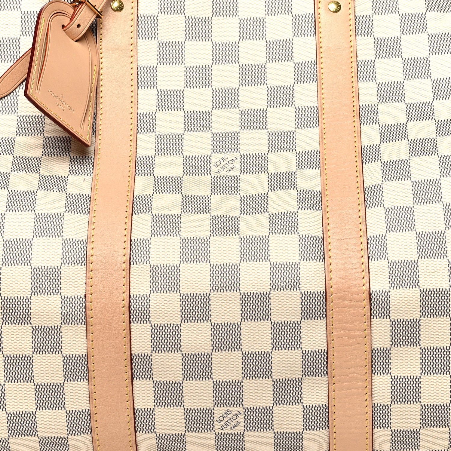 Louis Vuitton Damier Azur Keepall Bandouliere 55 8 of 18