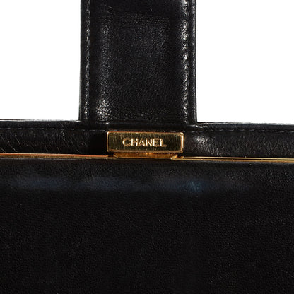 Chanel Caviar CC French Wallet Black 11 of 12