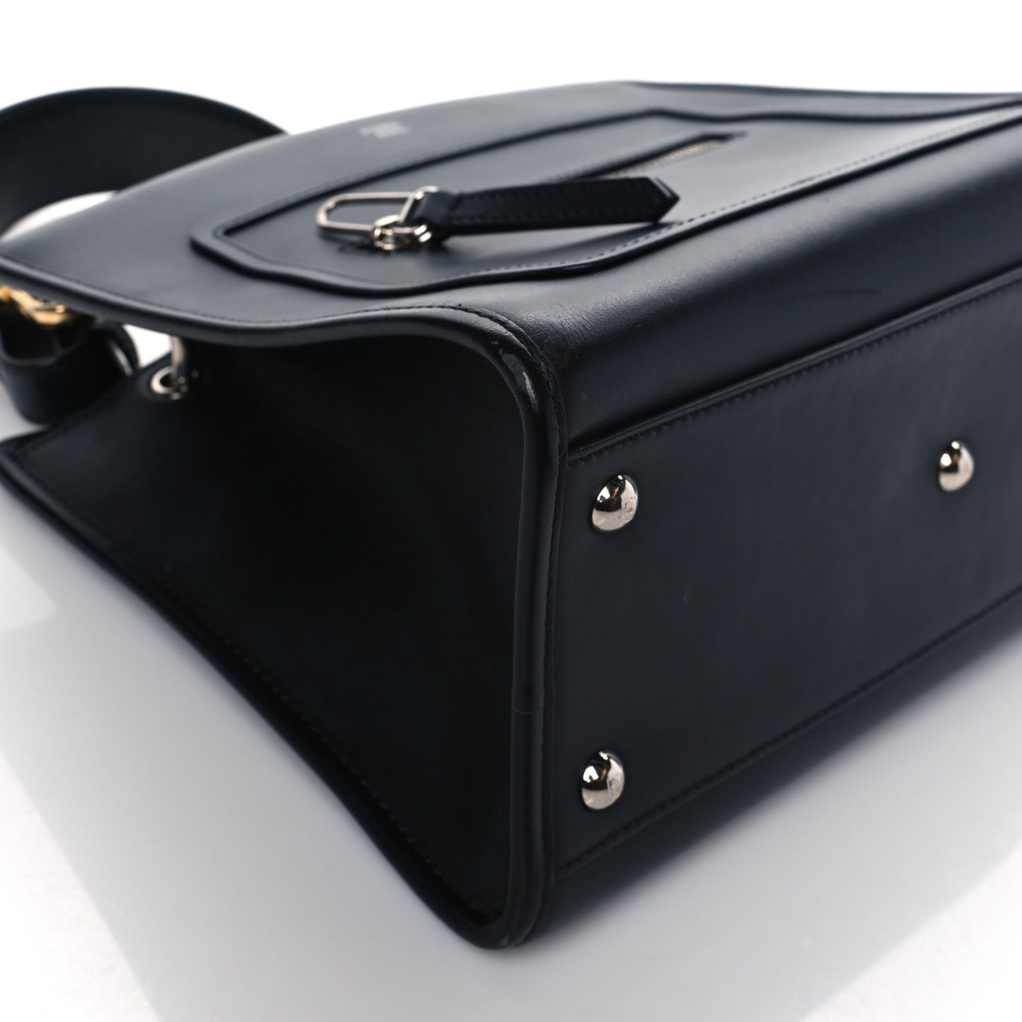 Vitello Century Opaco F is Fendi Small Runaway Satchel Black