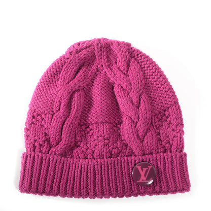 Louis Vuitton Wool Knit Constance Beanie Hat Fuchsia 1 of 5