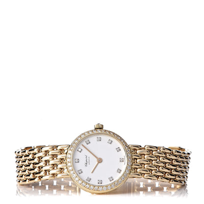 Chopard 18K Yellow Gold Diamond Bezel 22mm Quartz Watch 3 of 6