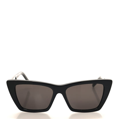 Saint Laurent Acetate Mica Cat Eye Sunglasses SL 276 Black 2 of 8