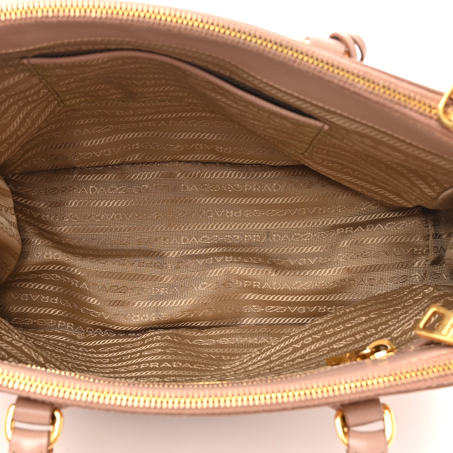 Prada Saffiano Small Galleria Double Zip Tote Cammeo 5 of 19