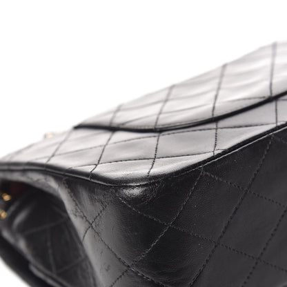 Chanel Lambskin Quilted Medium Double Flap Black 11 of 17