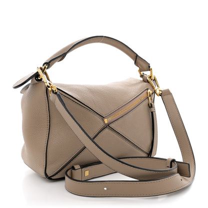 Loewe Grained Calfskin Puzzle Bag Mink 3 of 19