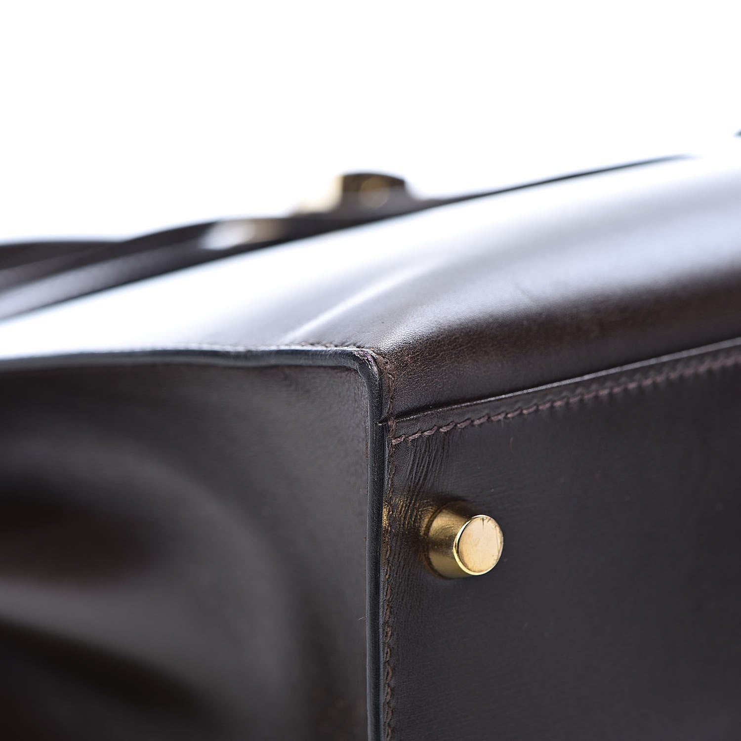 Hermes Box Kelly Sellier 35 Chocolate 31 of 44