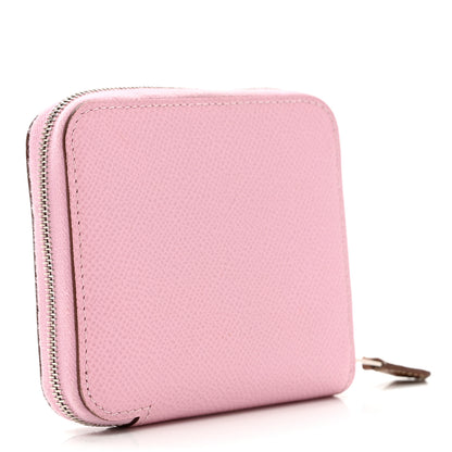 Hermes Epsom Silk'In Compact Wallet Mauve Sylvestre 3 of 7