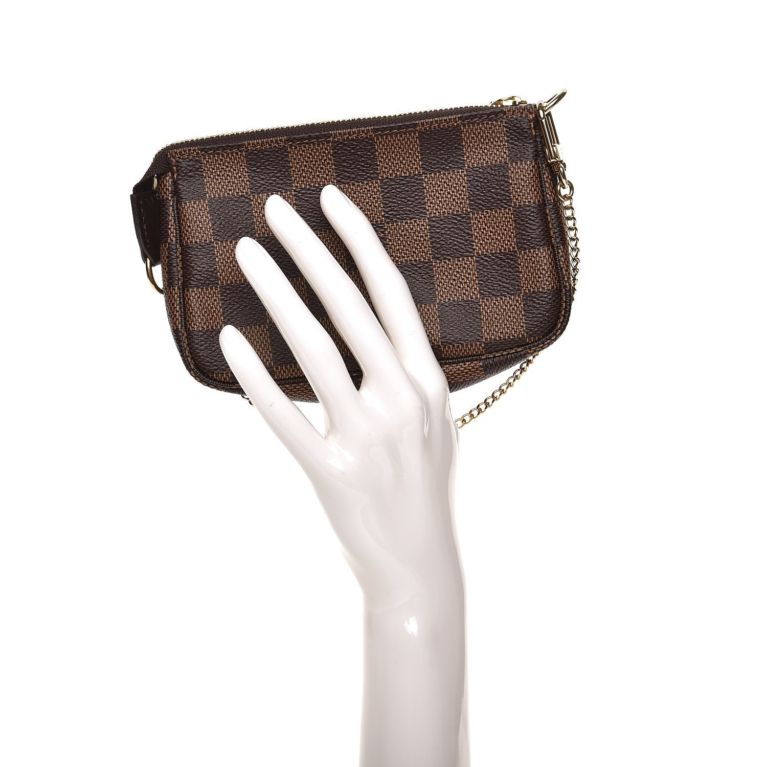 Louis Vuitton Damier Ebene Mini Pochette Accessories 2 of 7