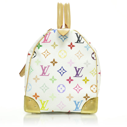 Louis Vuitton Monogram Multicolor Speedy 30 White 4 of 9