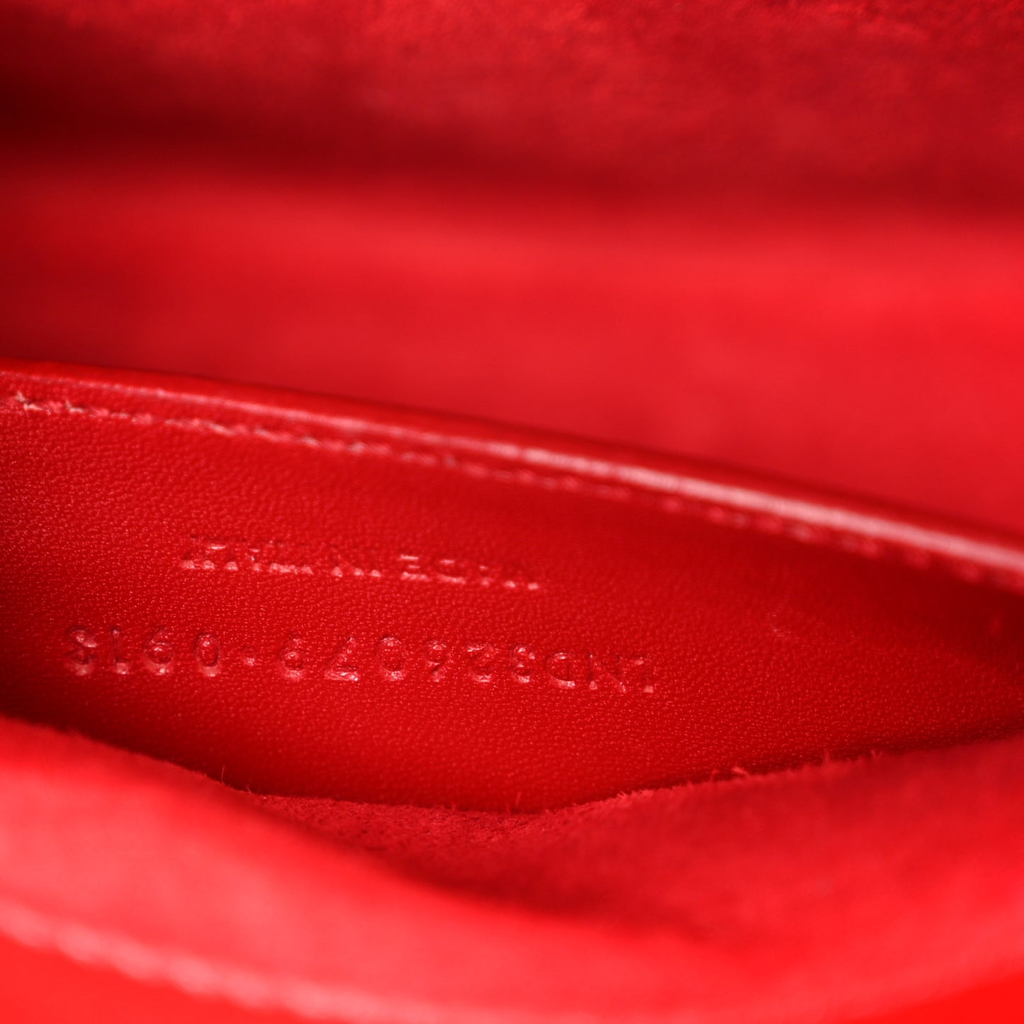 Grain De Poudre Classic Monogram Cassandre Clutch Rouge Orient