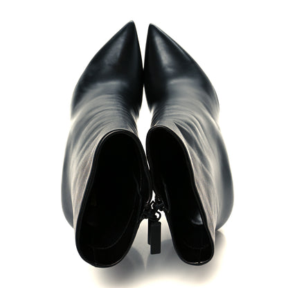 Saint Laurent Calfskin Opyum Ankle Boots 39 Black 2 of 10