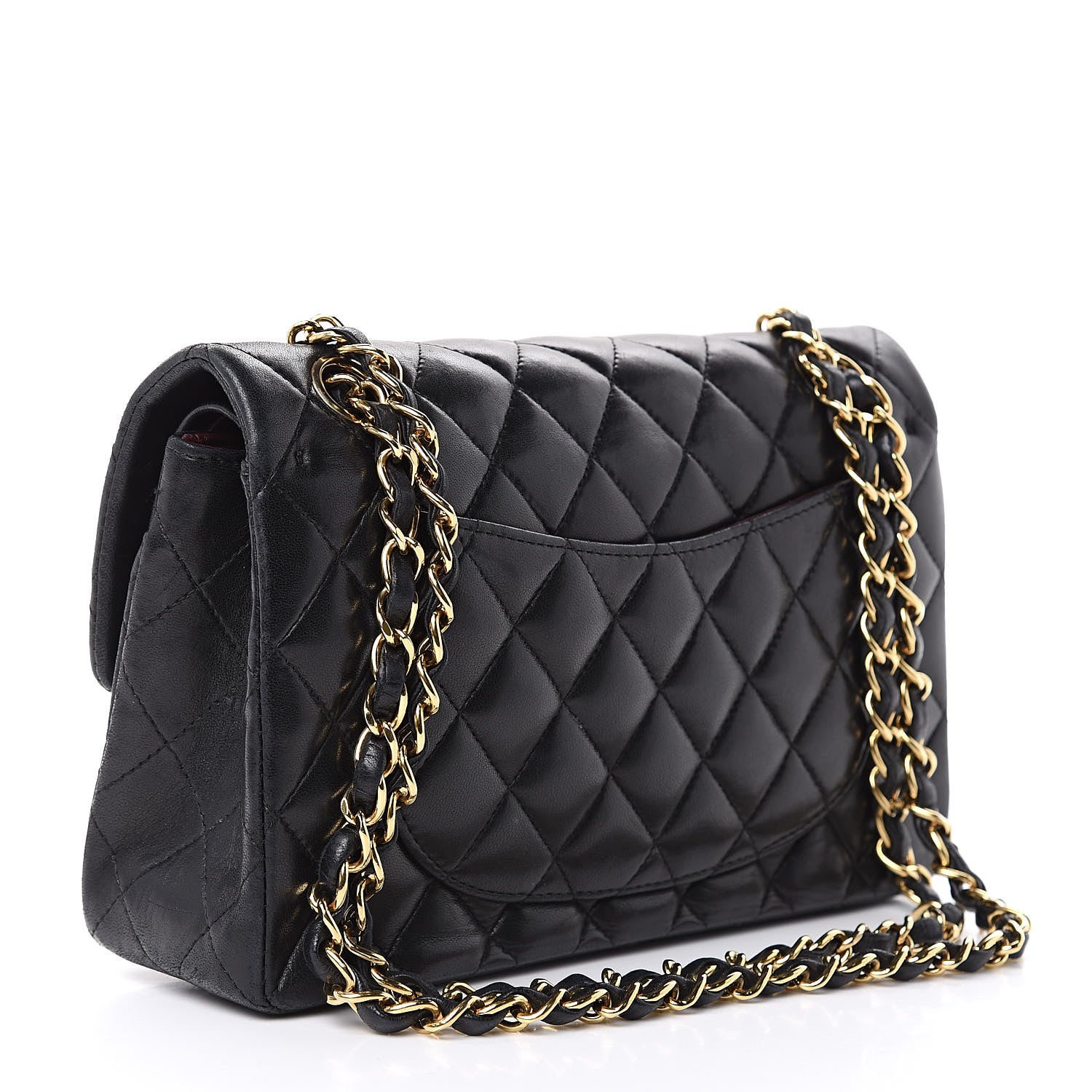 Chanel Lambskin Quilted Small Double Flap Black 3 of 20