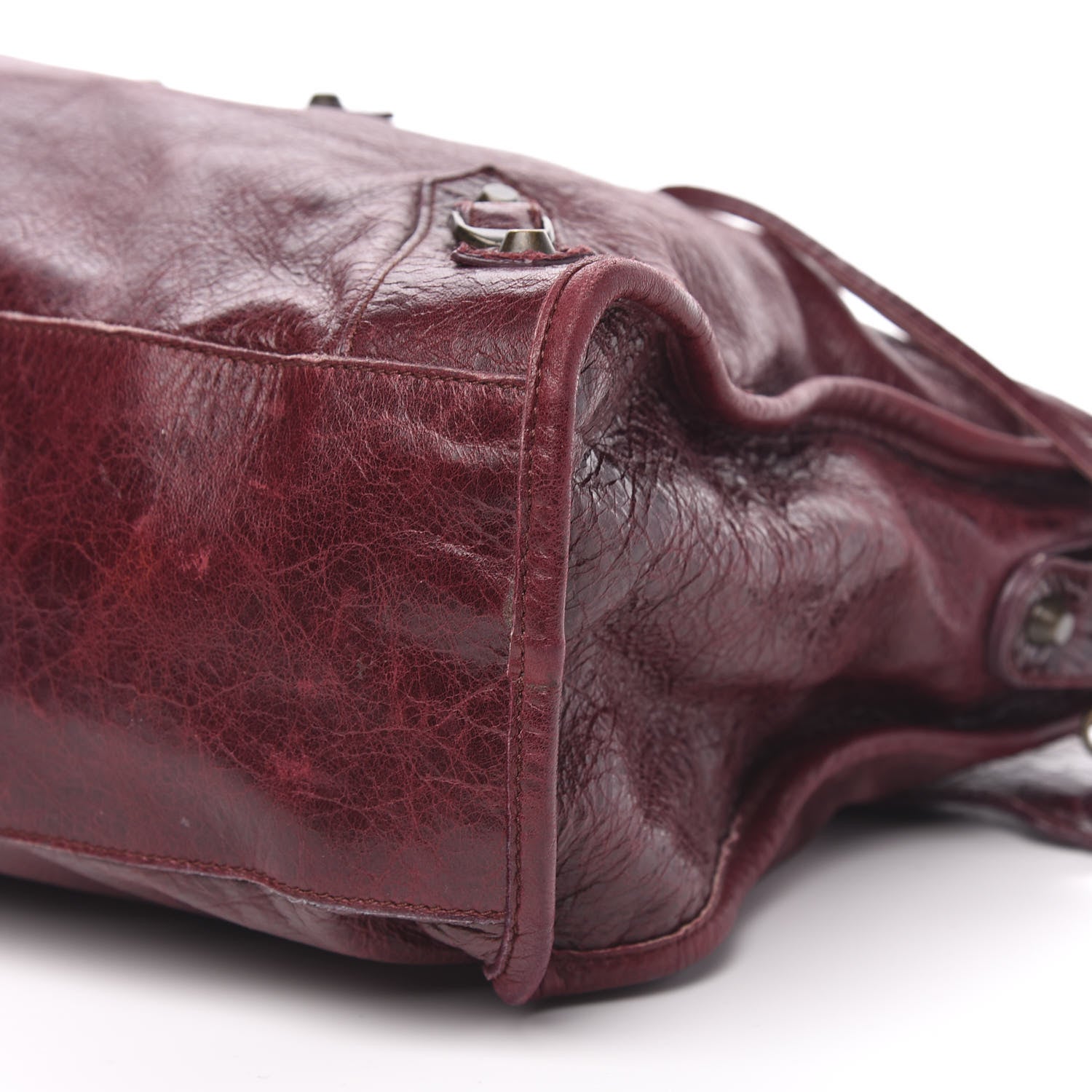 Balenciaga Agneau Classic Hardware City Bordeaux 9 of 12