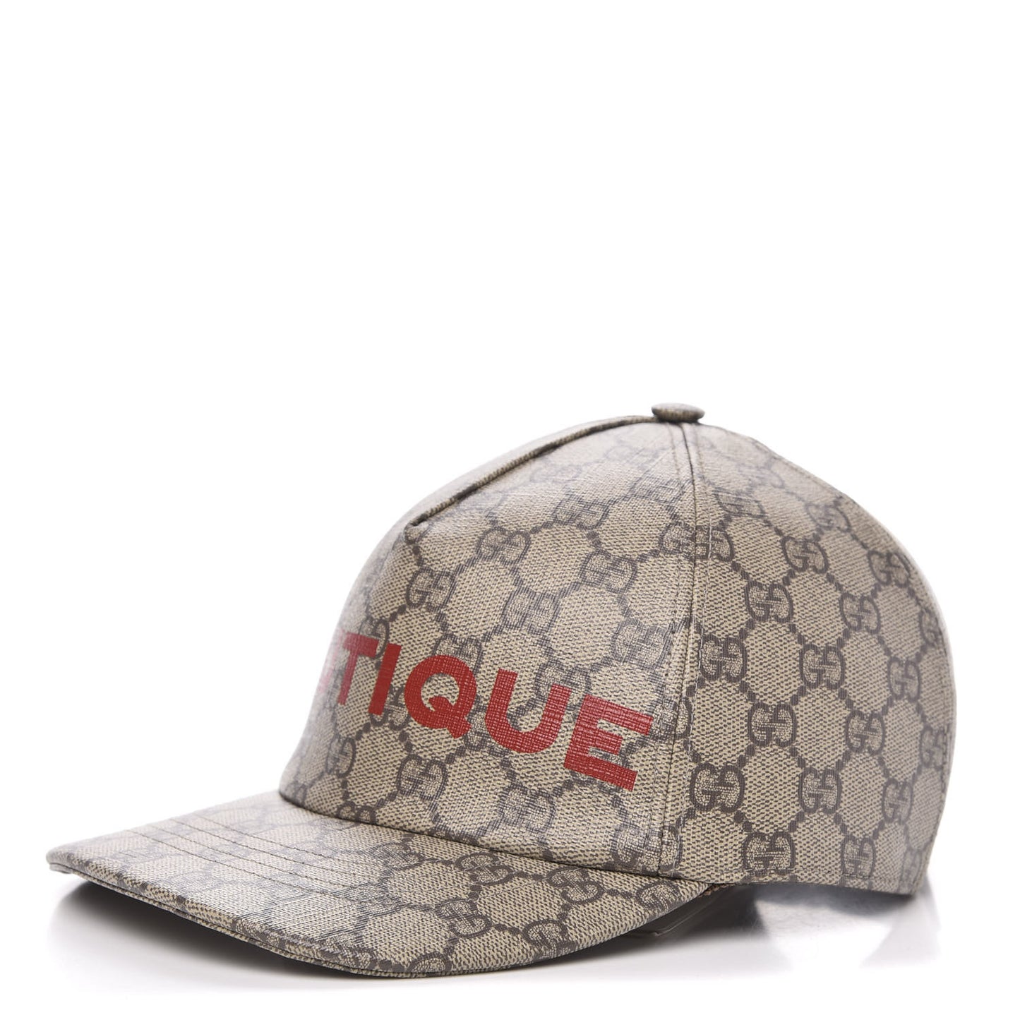 GG Supreme Monogram Boutique Print Baseball Hat S Beige