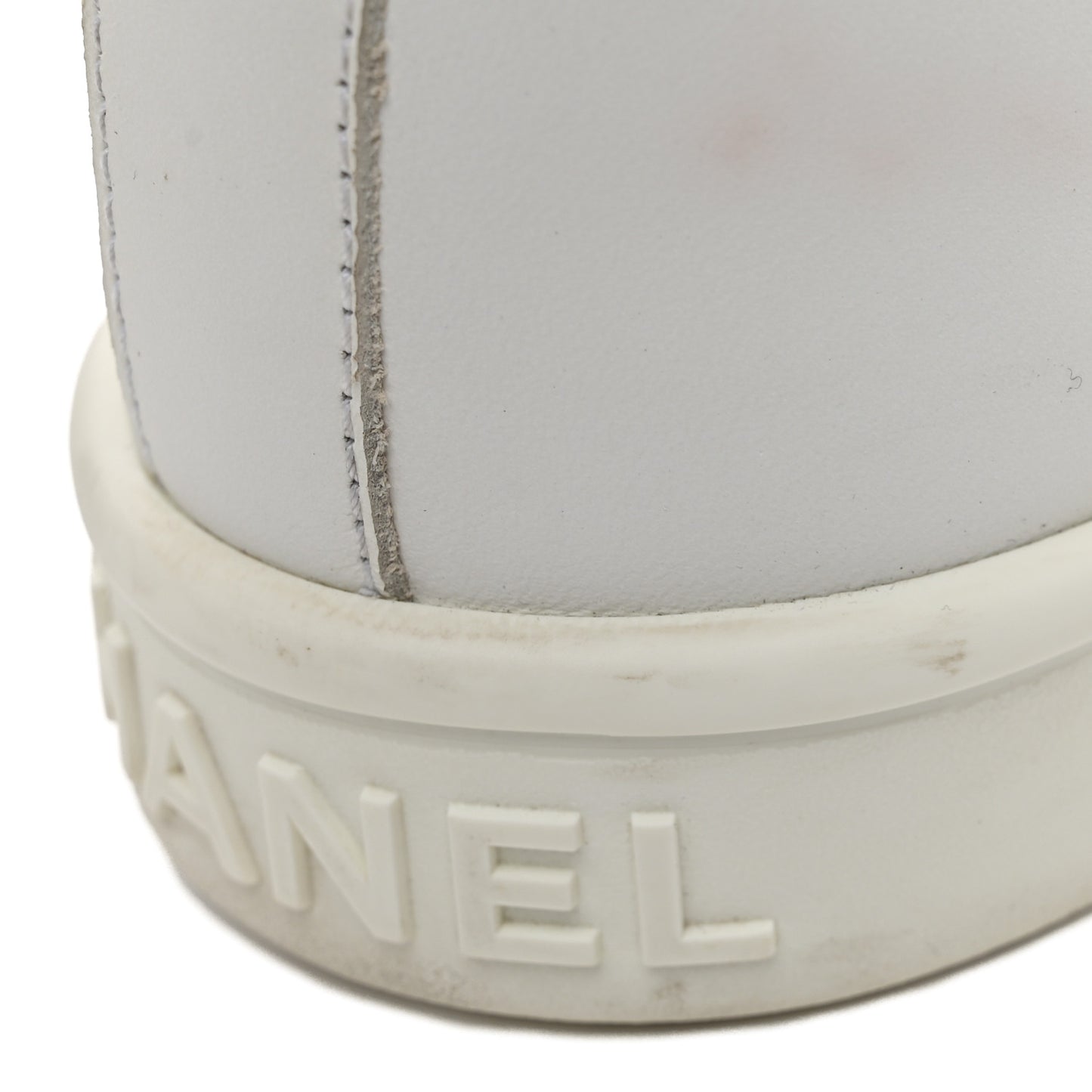 Calfskin CC Womens Sneakers 38.5 White 39.5 White