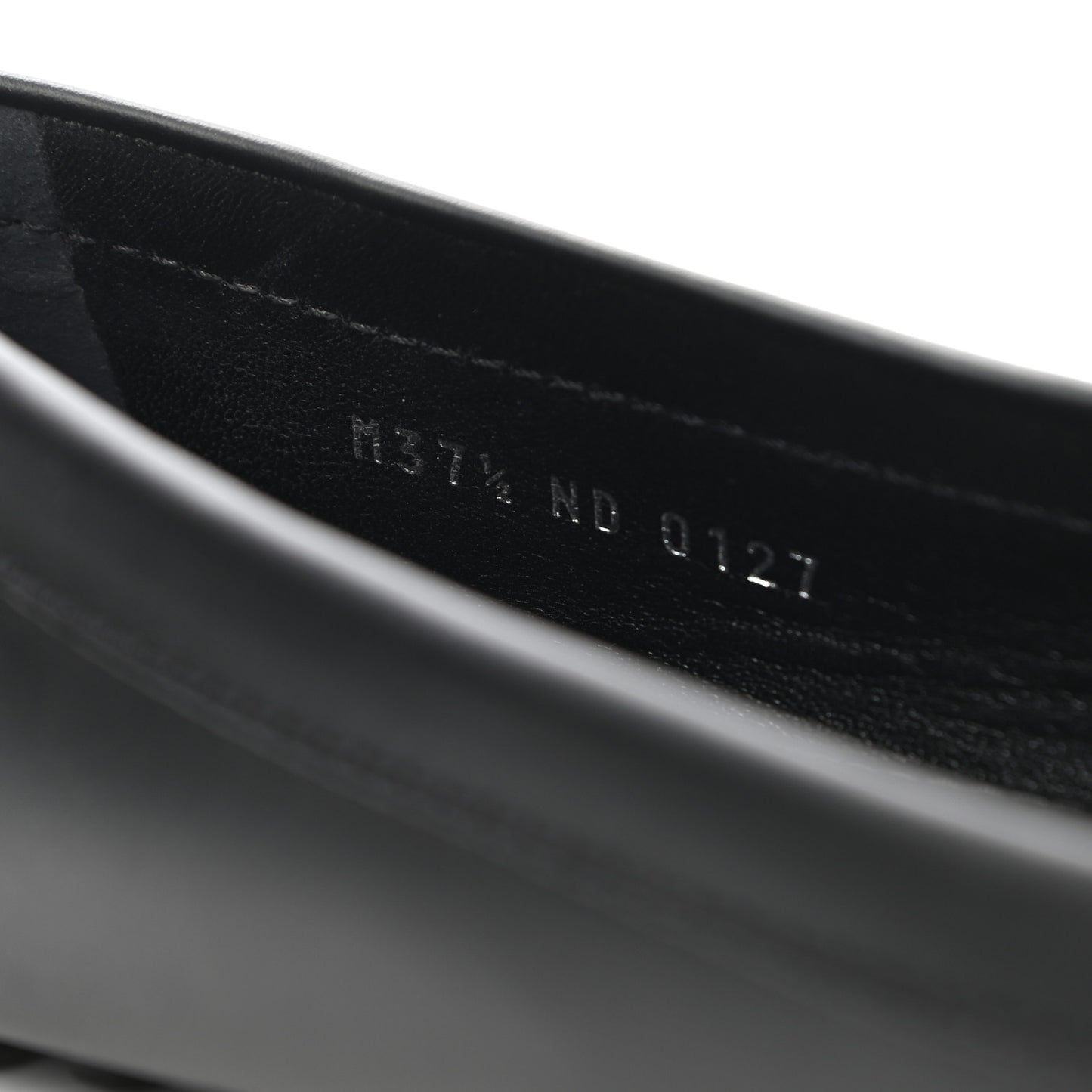Calfskin Dauphine Loafers 37.5 Black