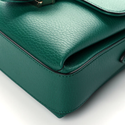 Gucci Dollar Calfskin Interlocking G Crossbody Bag Emerald 11 of 11