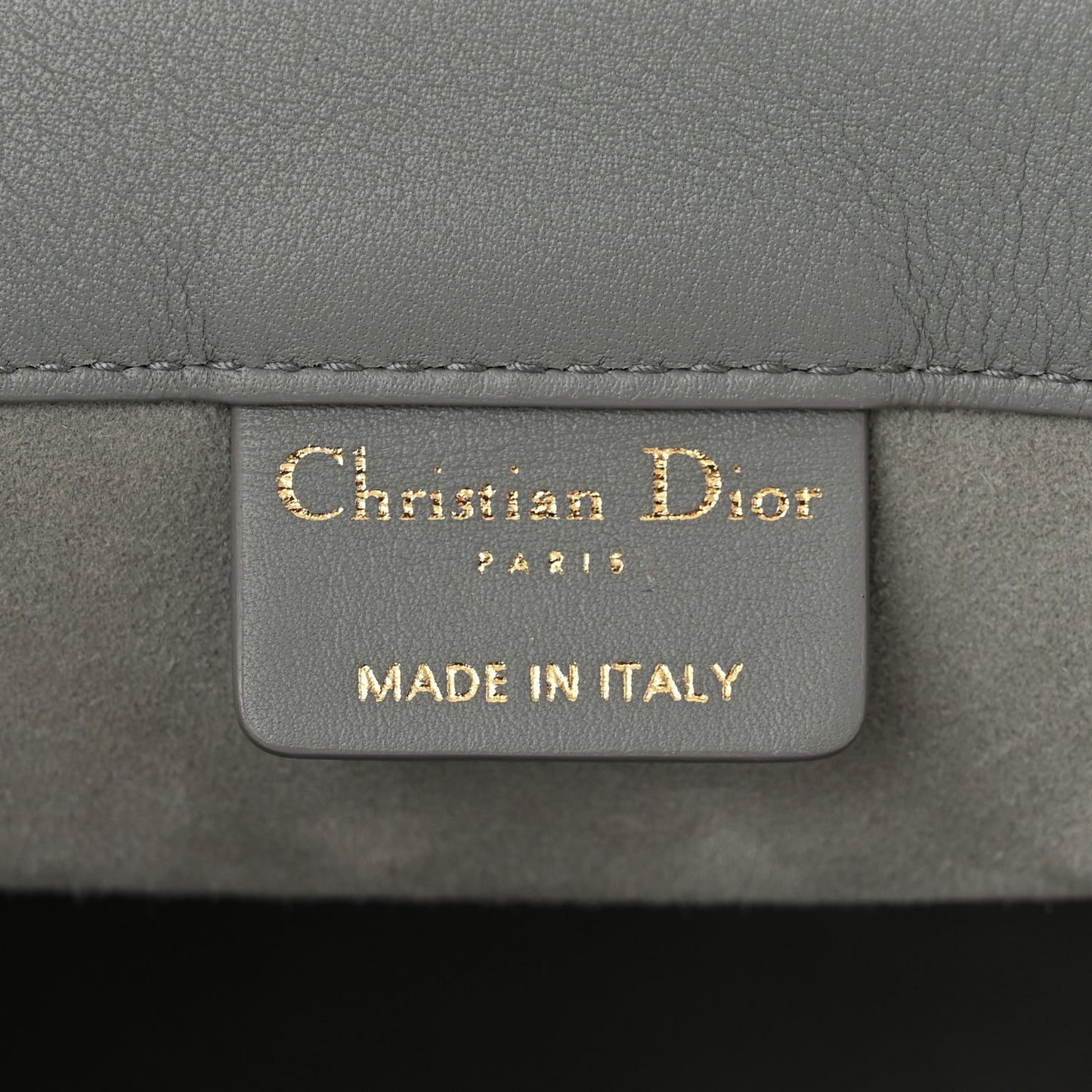 Calfskin Embossed Medium Book Tote Grey