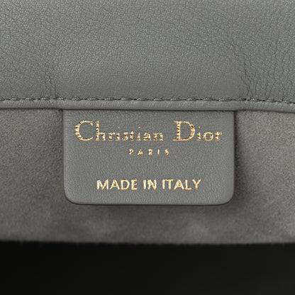 Christian Dior Calfskin Embossed Medium Book Tote Grey 6 of 13