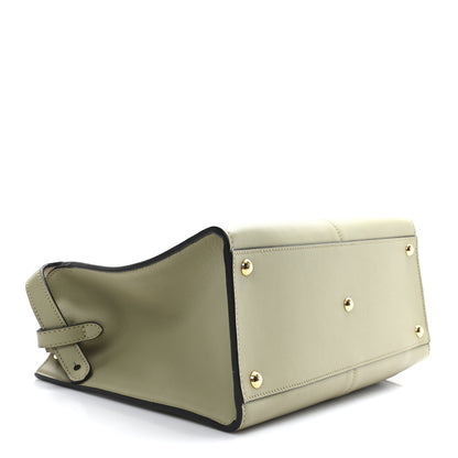 Fendi Vitello Seta Vitello Century Medium Peekaboo X-Lite Mandorlo Blueberry 4 of 13