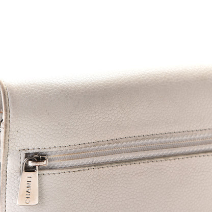 Chanel Caviar Timeless CC Wallet on Chain WOC White 8 of 10