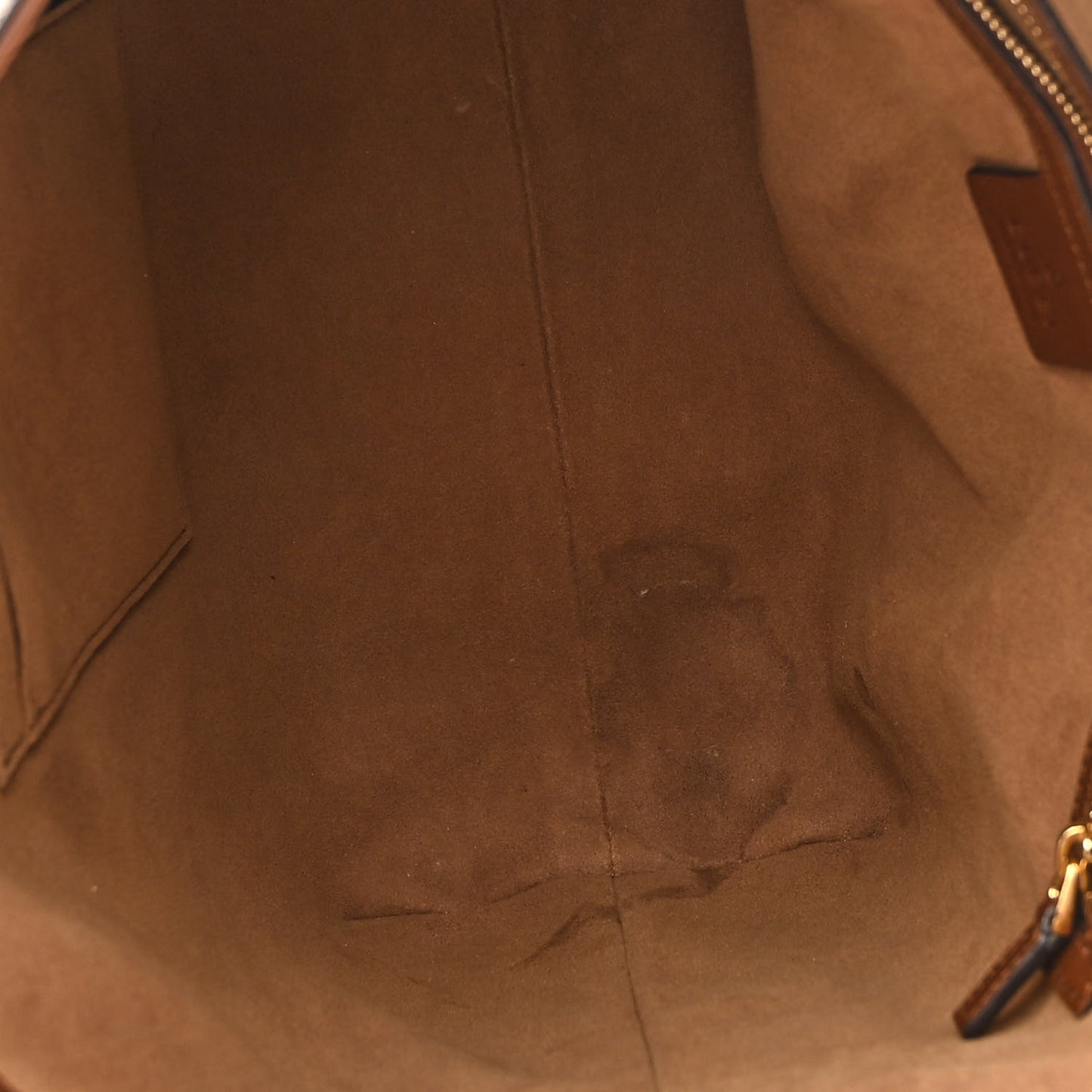 GG Supreme Monogram Linea A Foldover Tote Brown