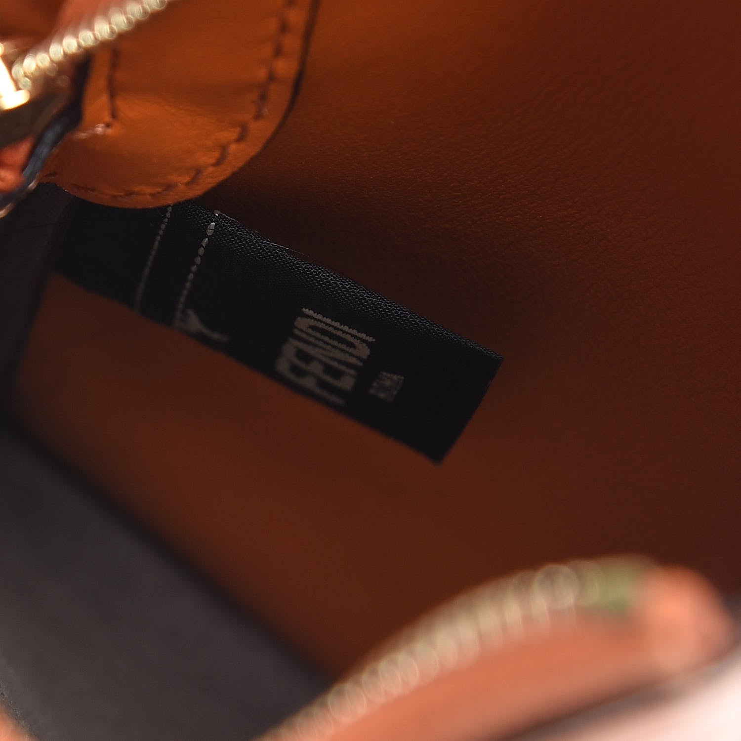 Fendi Vitello Grace Matte 3 Pocket Mini Crossbody Bag Aranciata 6 of 10
