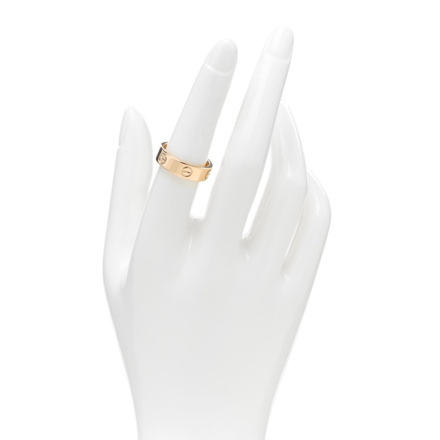 Cartier 18K Yellow Gold 5.5mm LOVE Ring 54 6.75 2 of 5