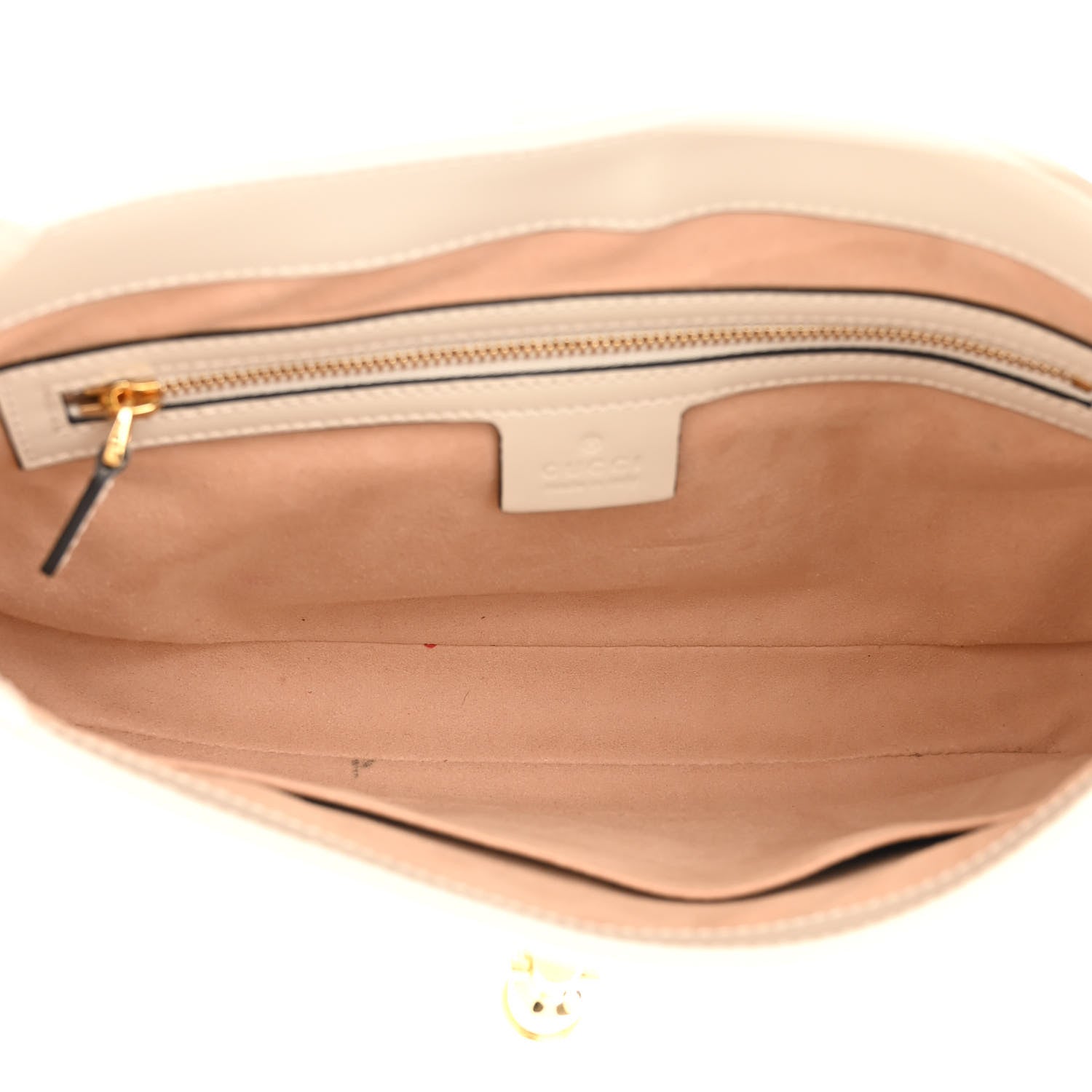 Gucci Boarded Dyana Lux Calfskin Small Jackie 1961 Hobo Mystic White 5 of 11