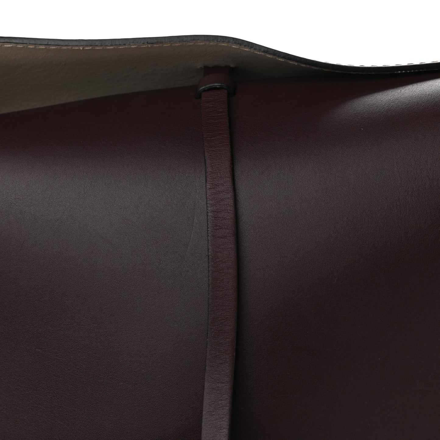 Supple Calfskin Medium Bucket Bag Burgundy