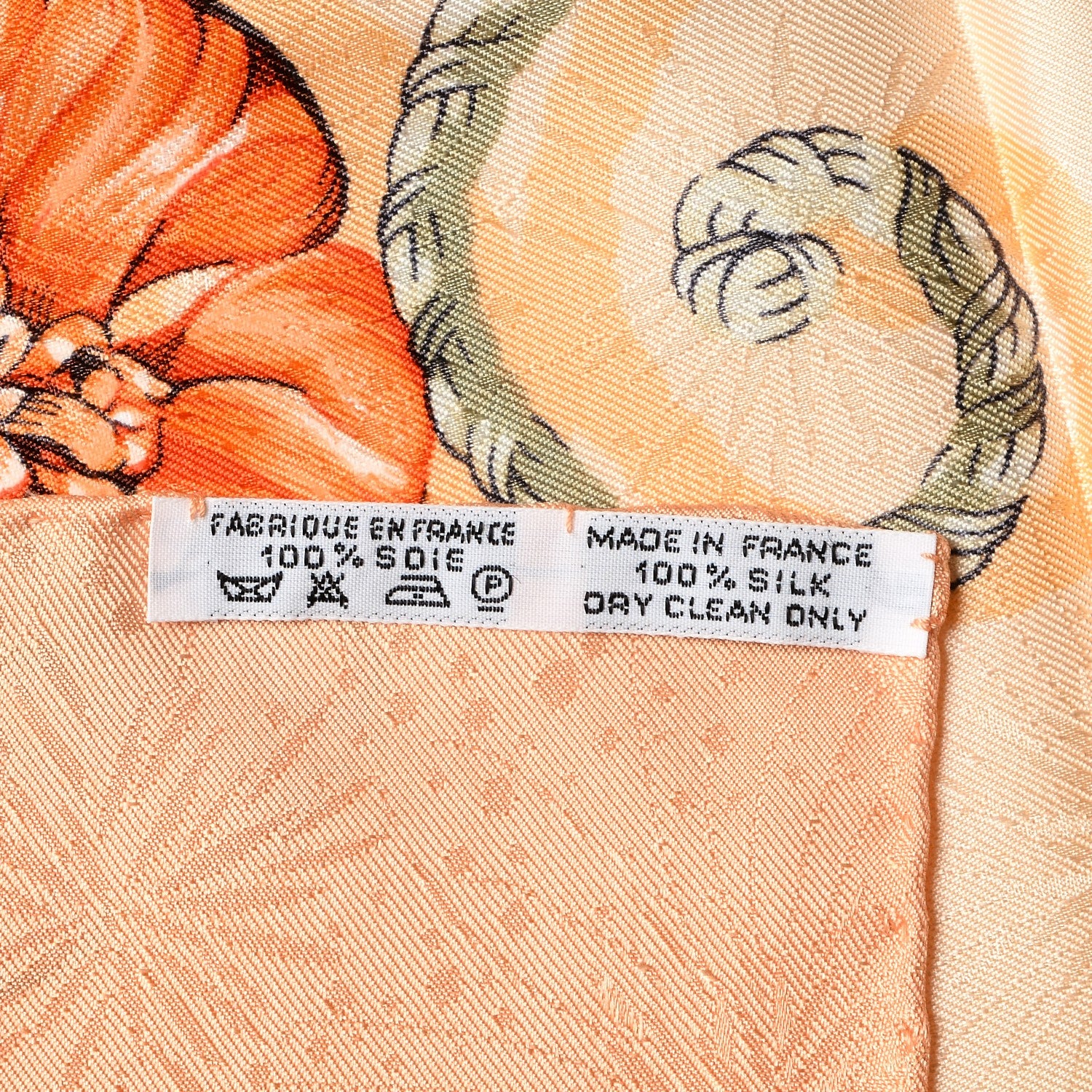 Hermes Jacquard Silk Jouvence Scarf 90 8 of 8