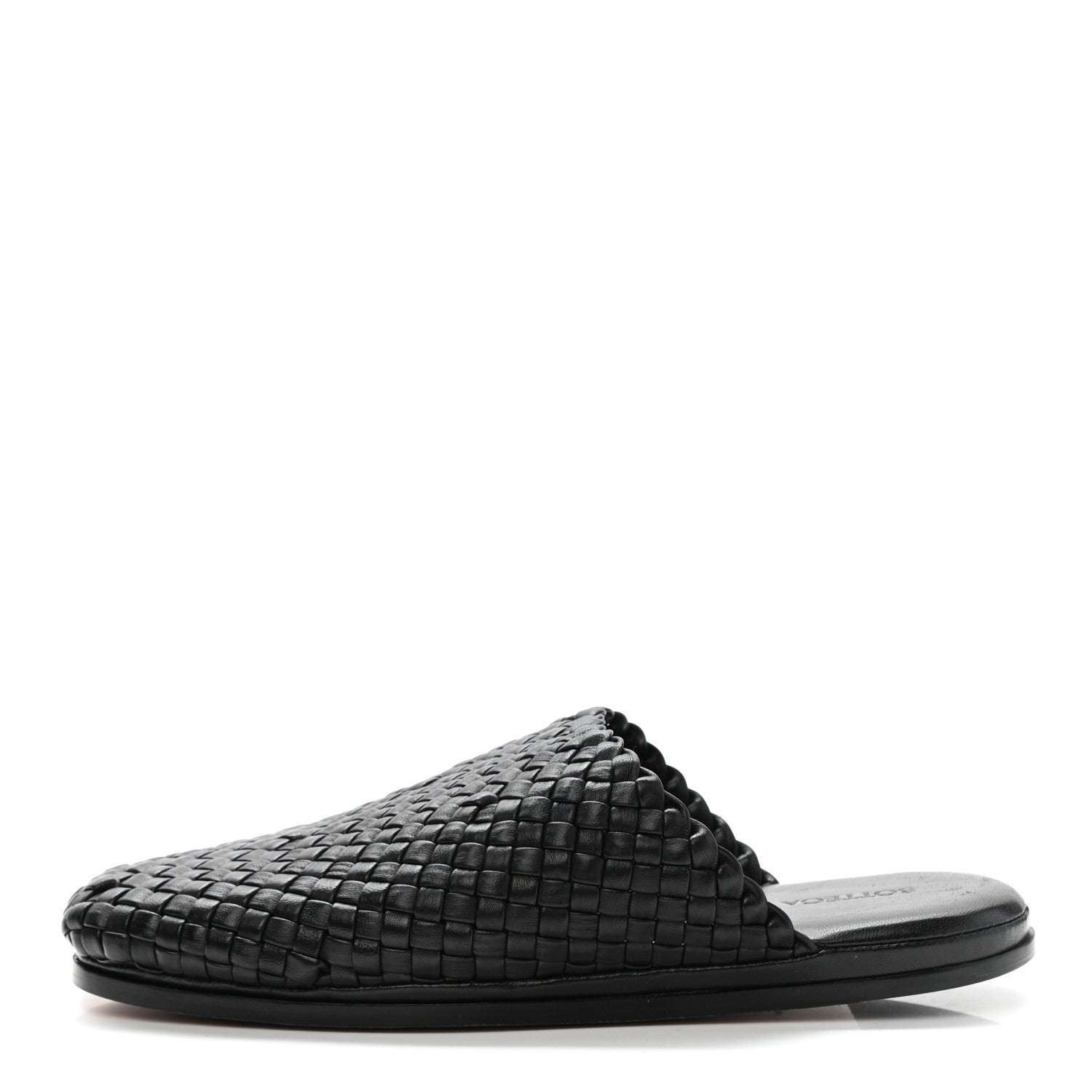 Bottega Veneta Nappa Intrecciato Slipper Mules 41 Black 1 of 8