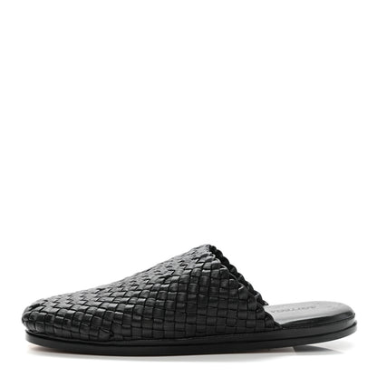 Bottega Veneta Nappa Intrecciato Slipper Mules 41 Black 1 of 8