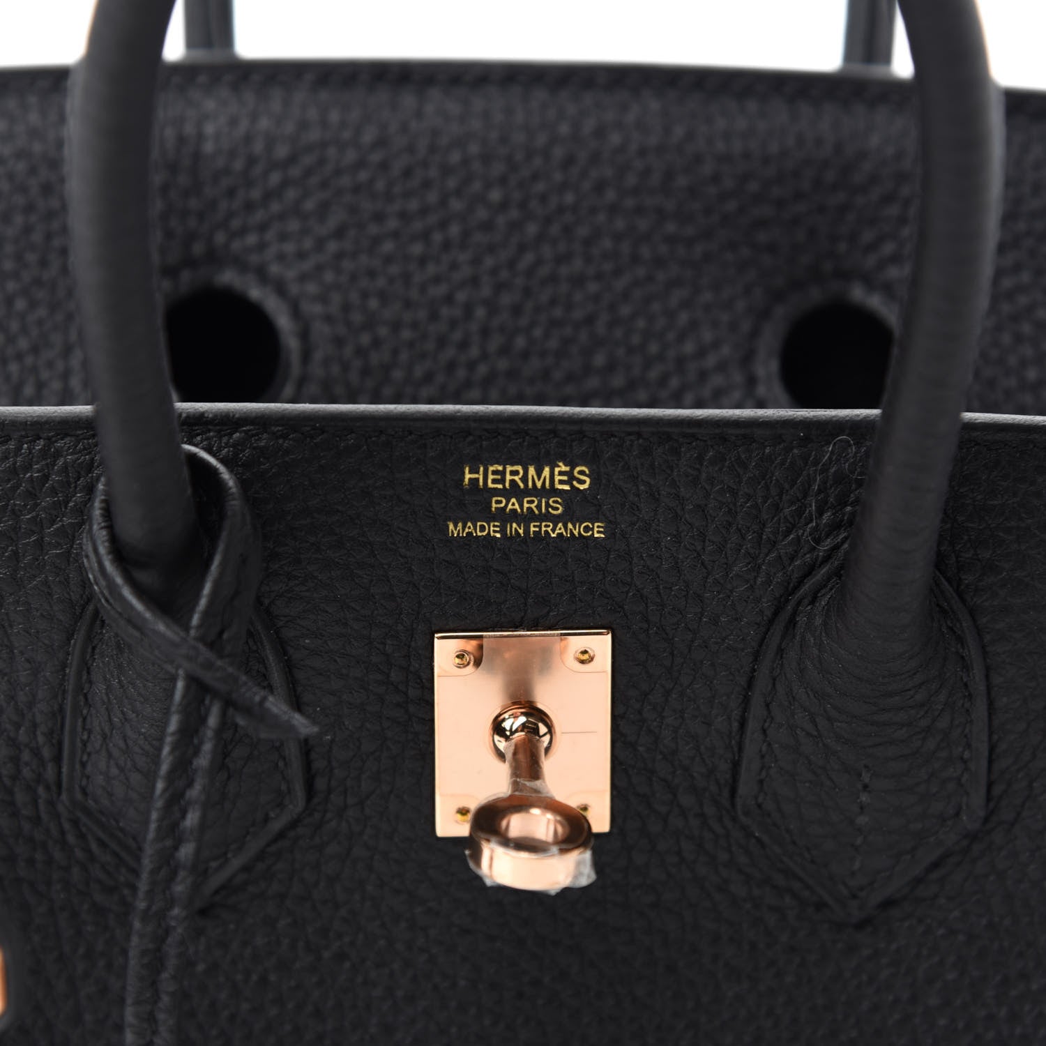 Hermes Togo Birkin 25 Black 8 of 11