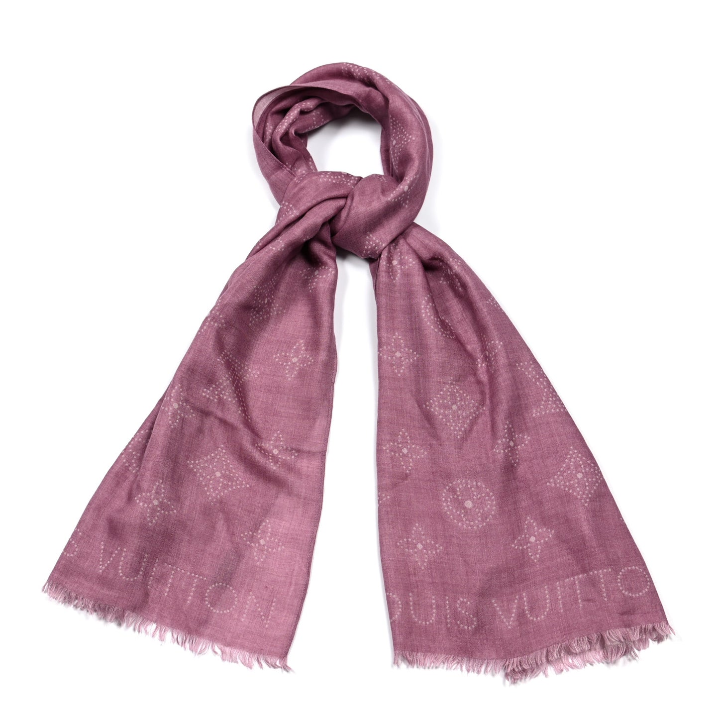 Cashmere Silk Mahina Shawl Scarf Violet