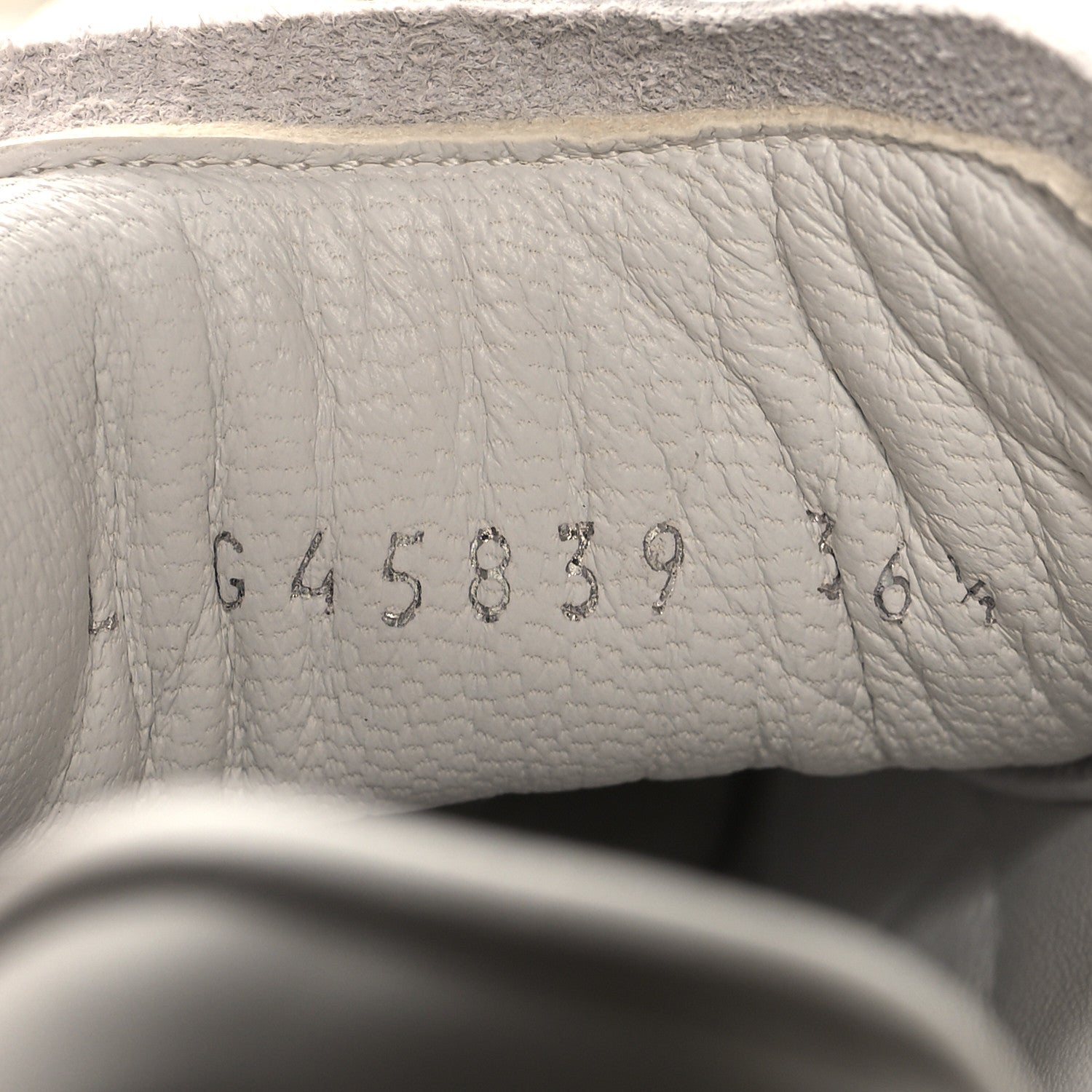 Chanel Shiny Calfskin Suede Quilted CC Logo Sneakers 36.5 White 7 of 9